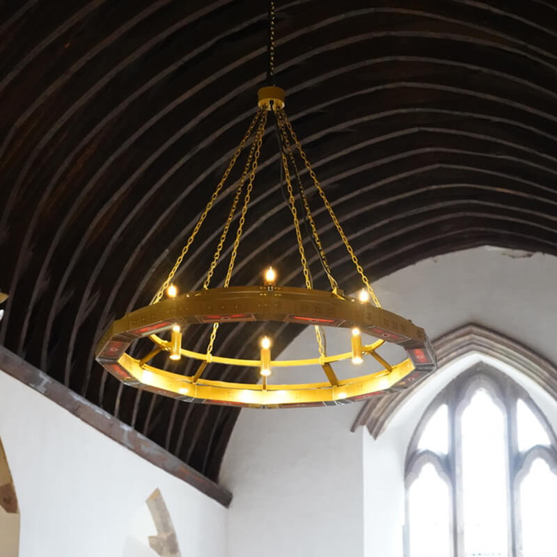 Shadow Chandelier 8.7kw With Control System and Lighting