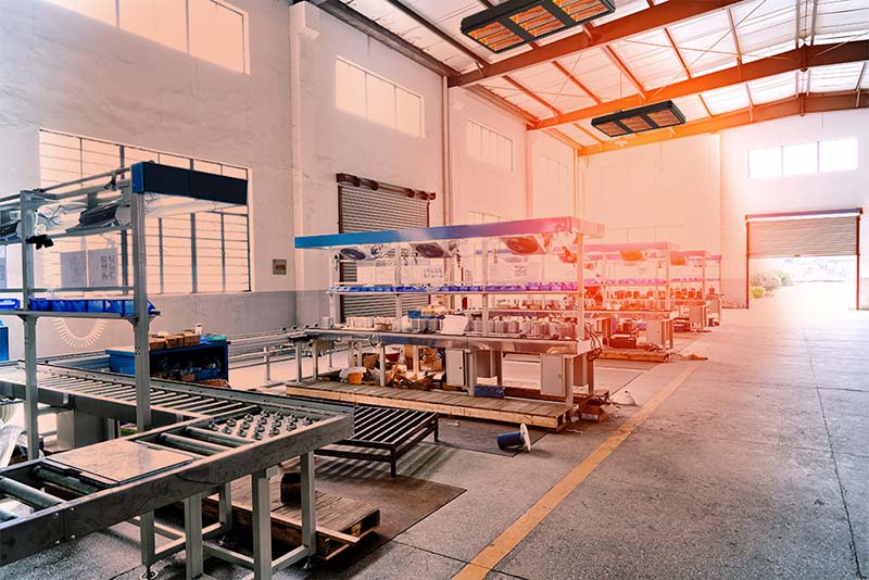 18kW Industrial infrarred heater factory image