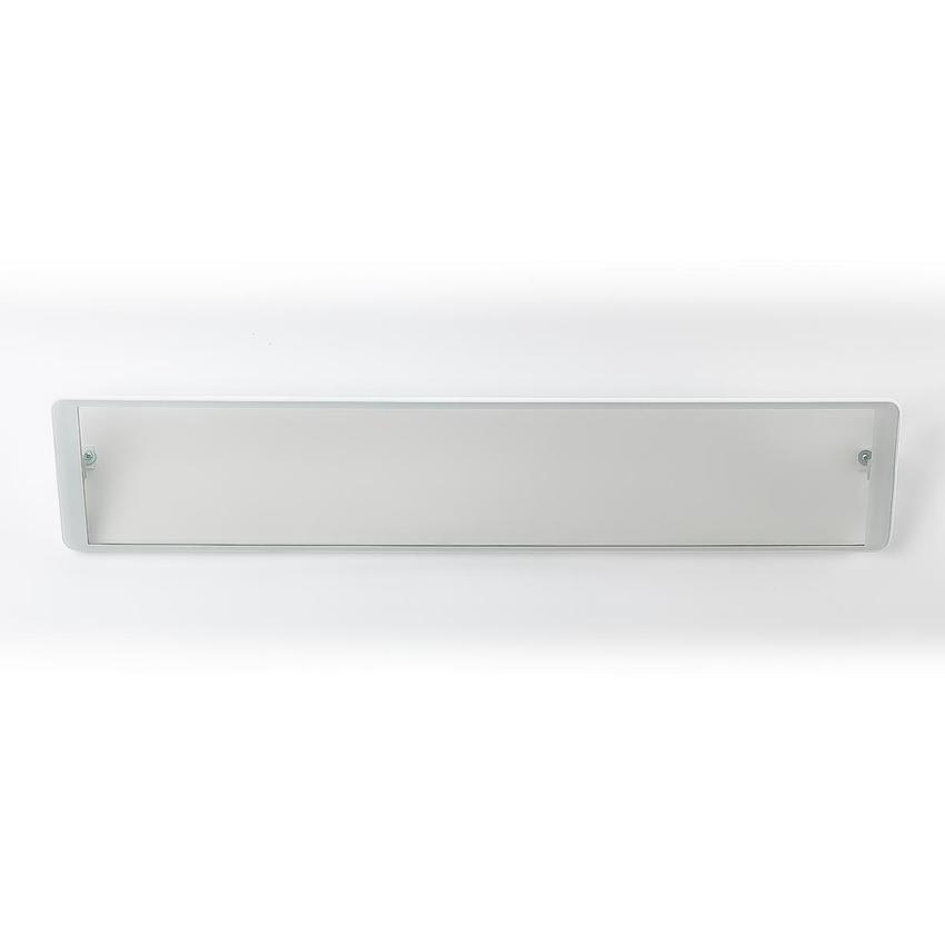 Shadow Crystal 600W Infrared Glass Panel Heater - Clear Glass 