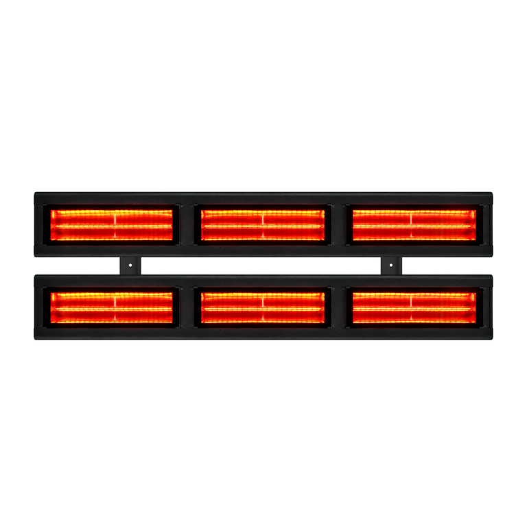Shadow Infinity 12kW Industrial Infrared Heater � Glass Fronted